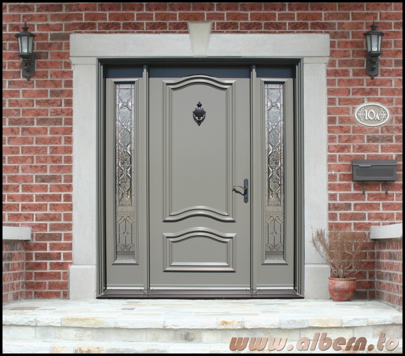 Elegant Steel Entrance Doors