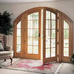 Garden Patio wood doors